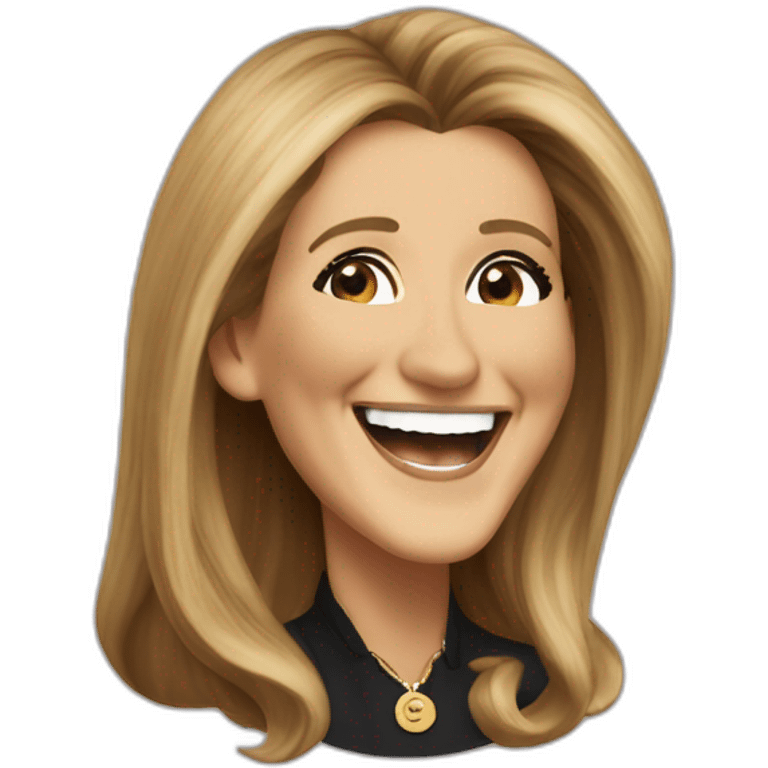 Céline Dion laughing emoji