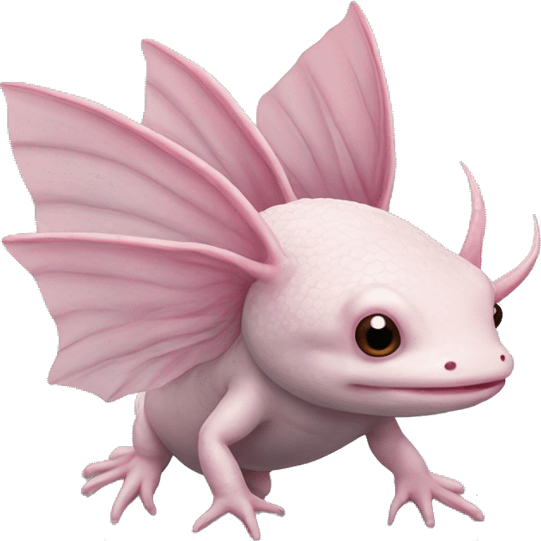 axolotl with wings emoji