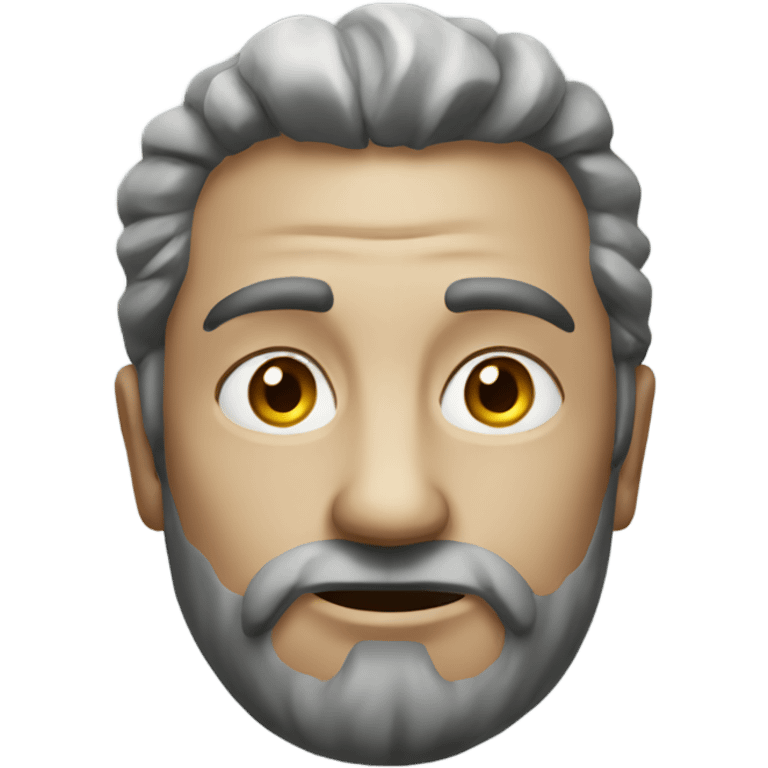 A realistic stone  emoji