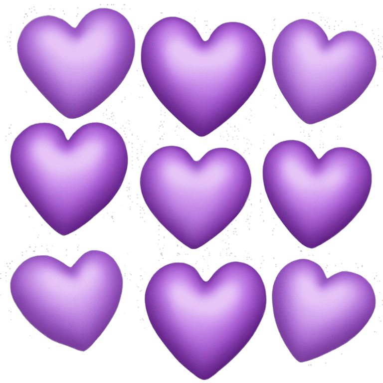 3 light purple hearts emoji