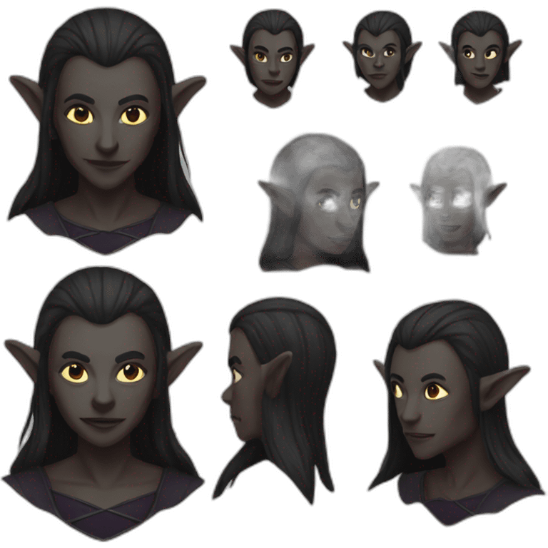 dark elf emoji