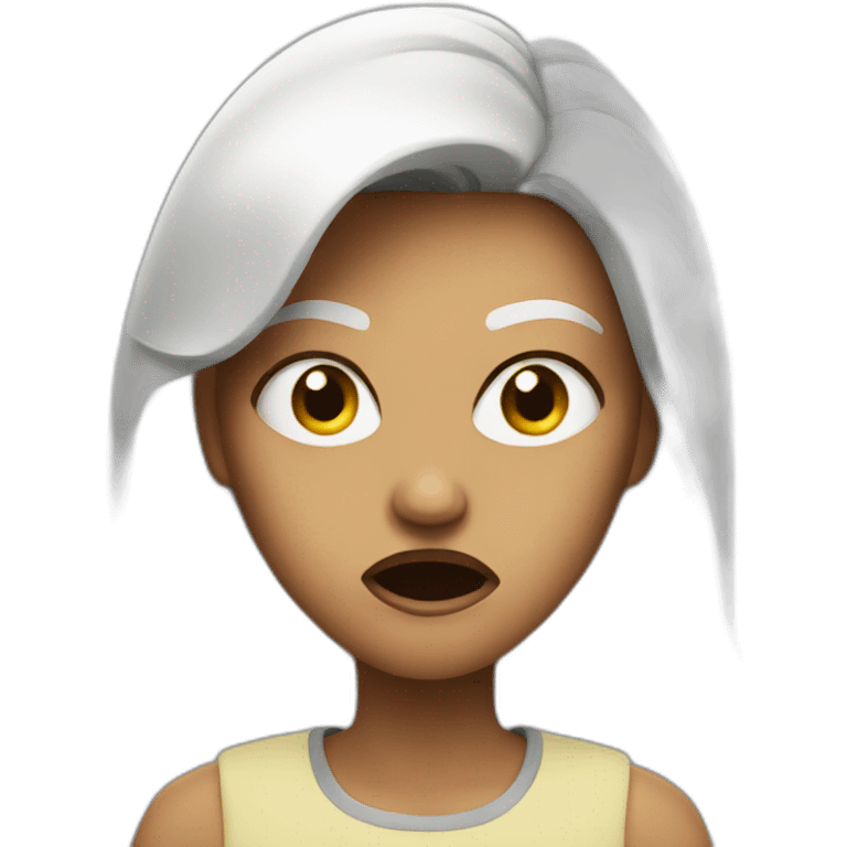 Angry women emoji