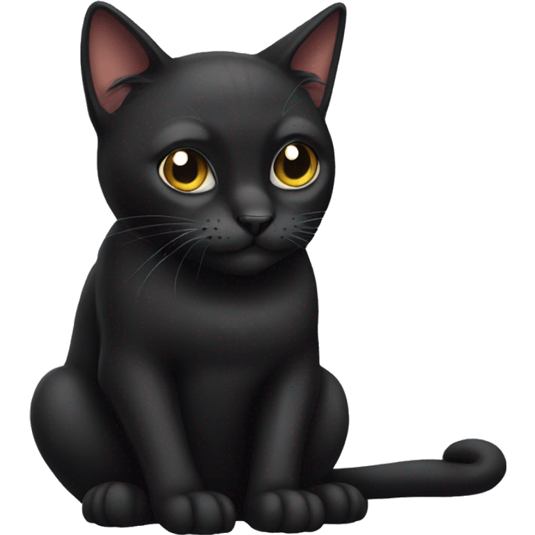 Black cat  emoji