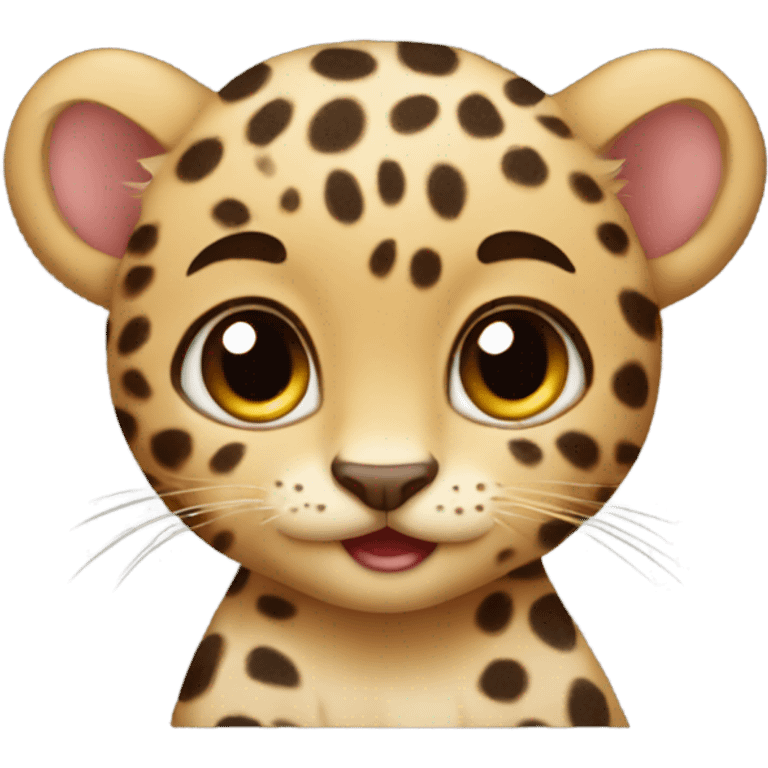 Baby leapord  emoji