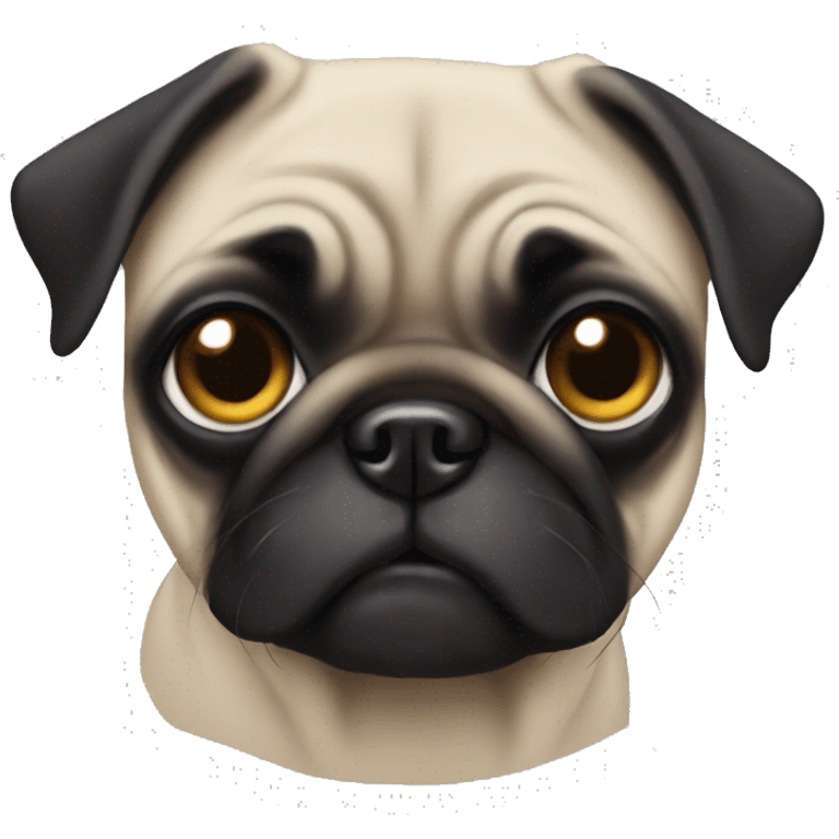 Girl pug emoji