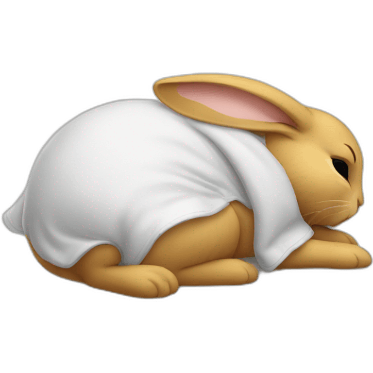 Lapin qui dort emoji