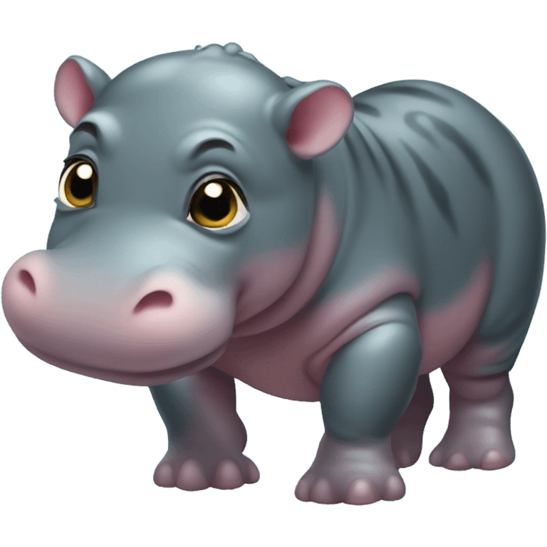 baby pygmy hippo emoji