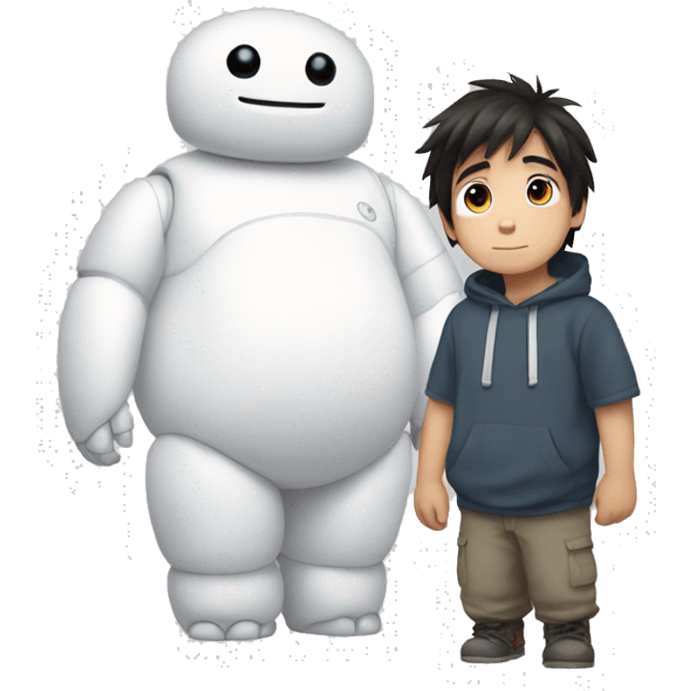 Hiro hamada con baymax  emoji