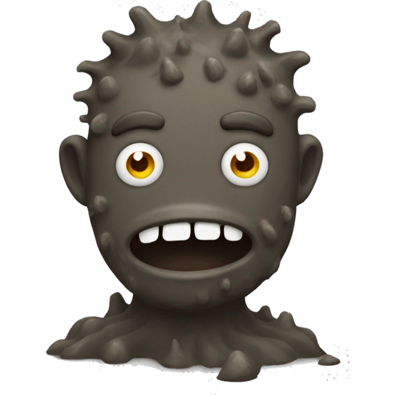 Mud monster  emoji