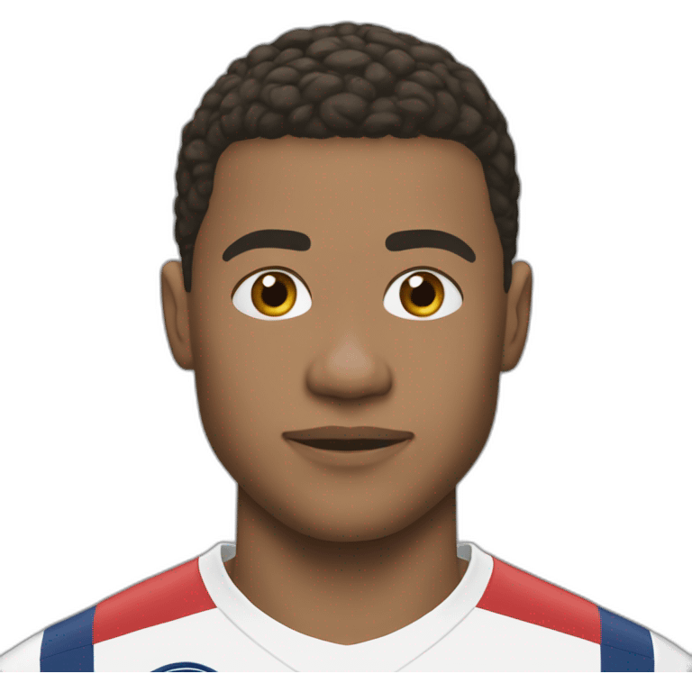 Mbappé choqué emoji