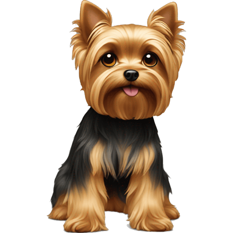 Yorkie with legs emoji