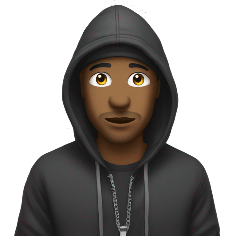 Le rappeur Houdi emoji