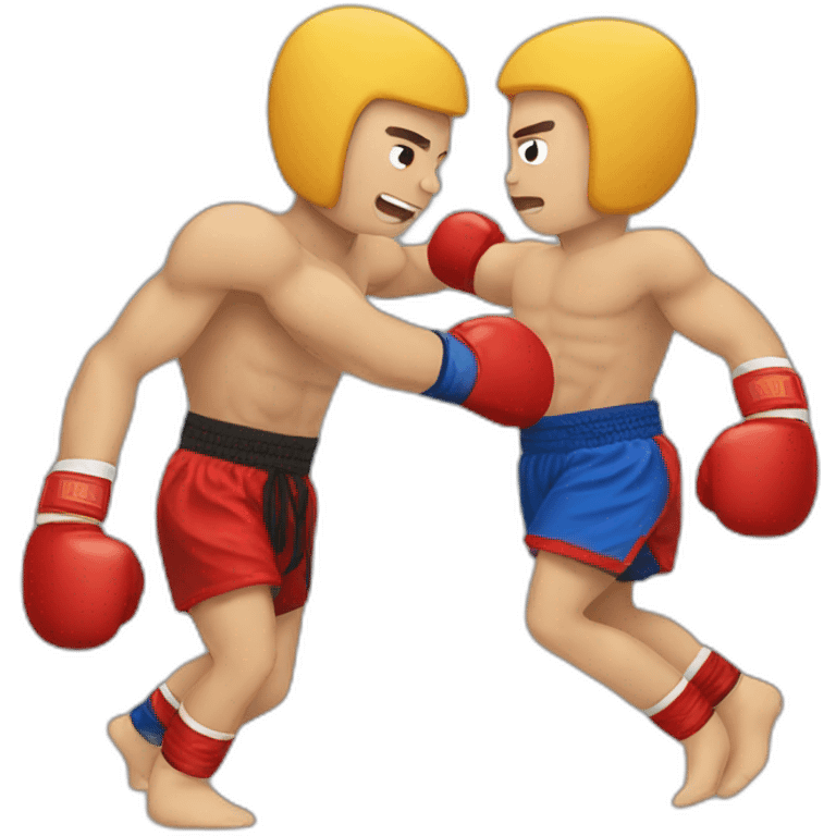 muay thai emoji