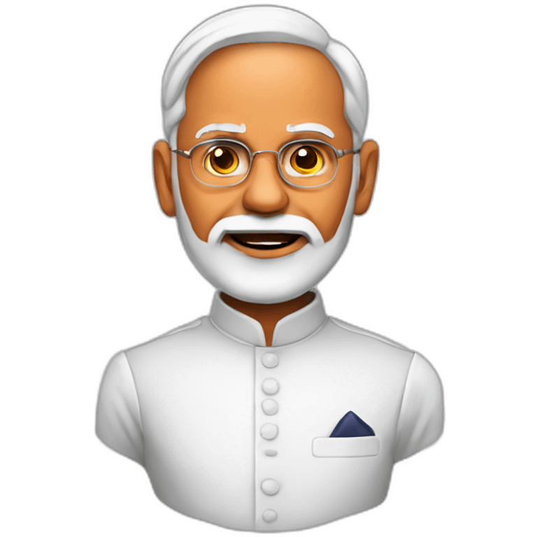 evil version of modi emoji