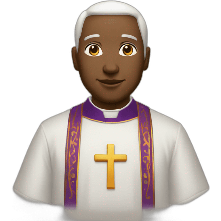 Priest who blesses emoji