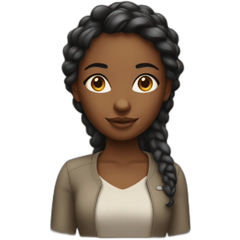 young black woman software engineer emoji