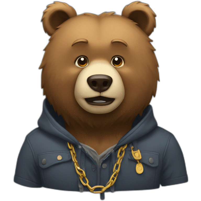 bear-chain emoji