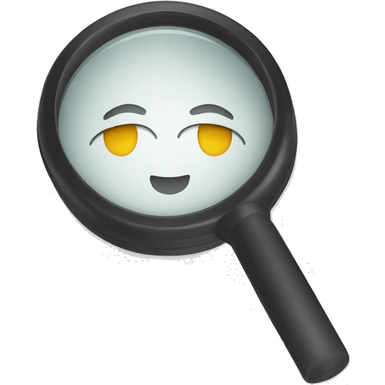 magnifying glass emoji