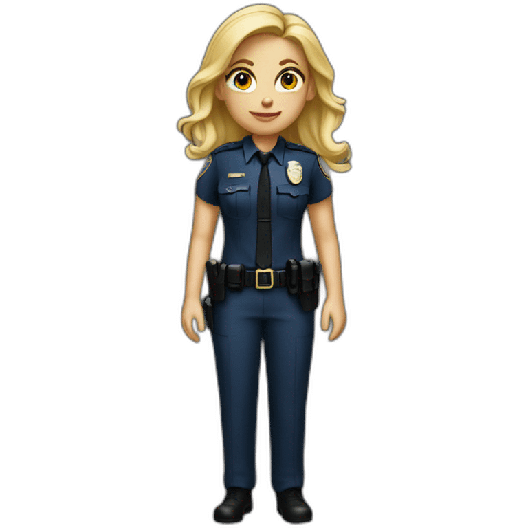 nypd white female emoji