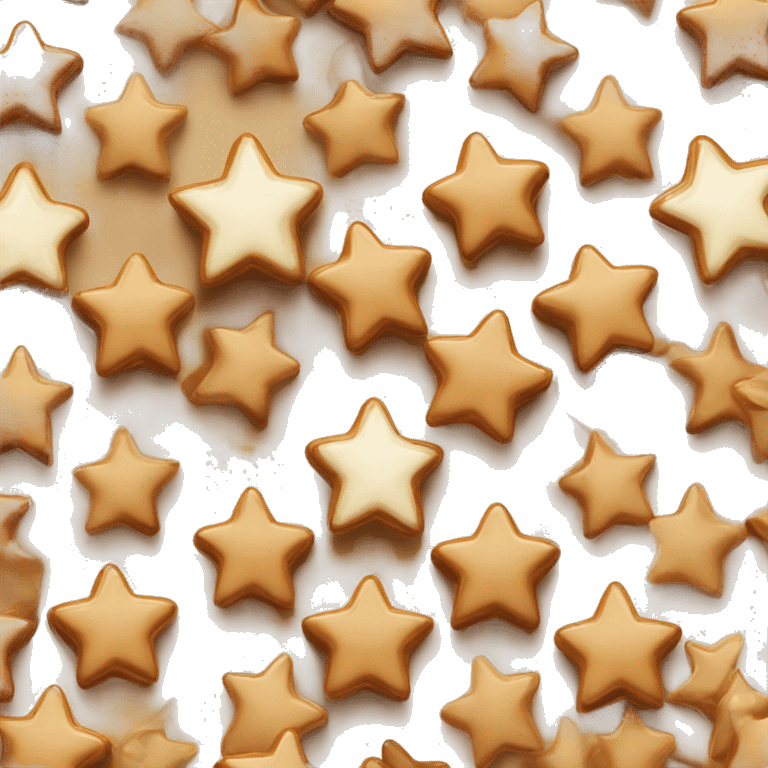 Coffee caramel star and emoji