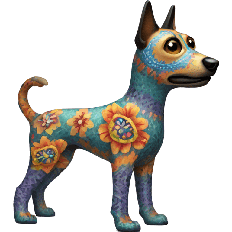 Alebrije dog emoji