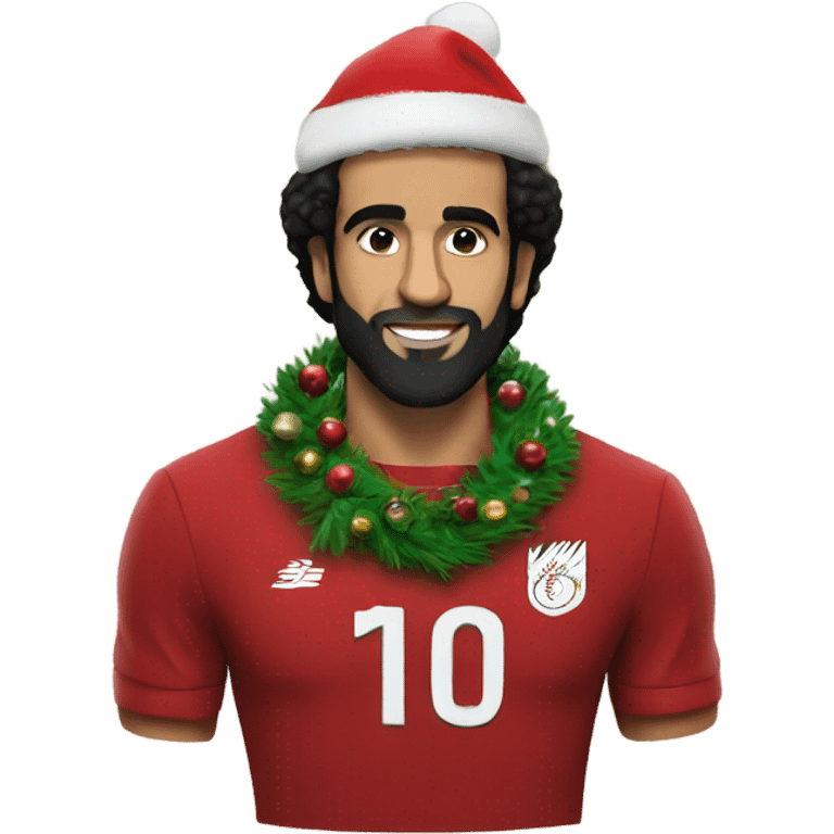 Mo Salah Christmas tree  emoji