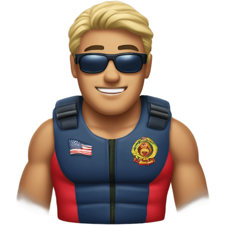 Jason mammoa in baywatch uniform emoji