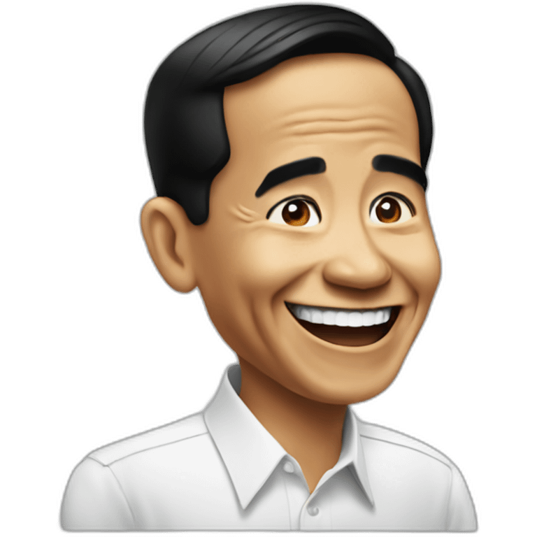 jokowi laugh emoji