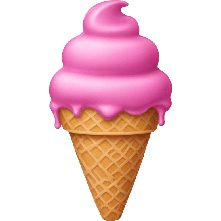 pink ice cream  emoji