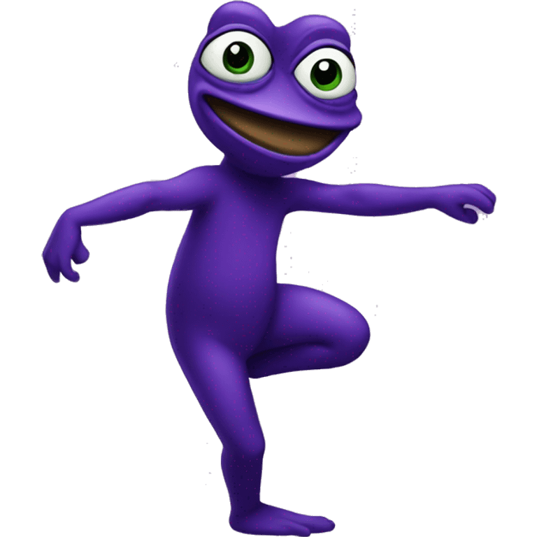 purple pepe dancing emoji