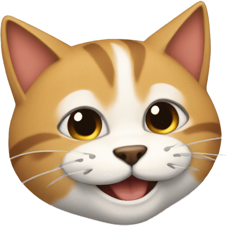 Gato riendo emoji