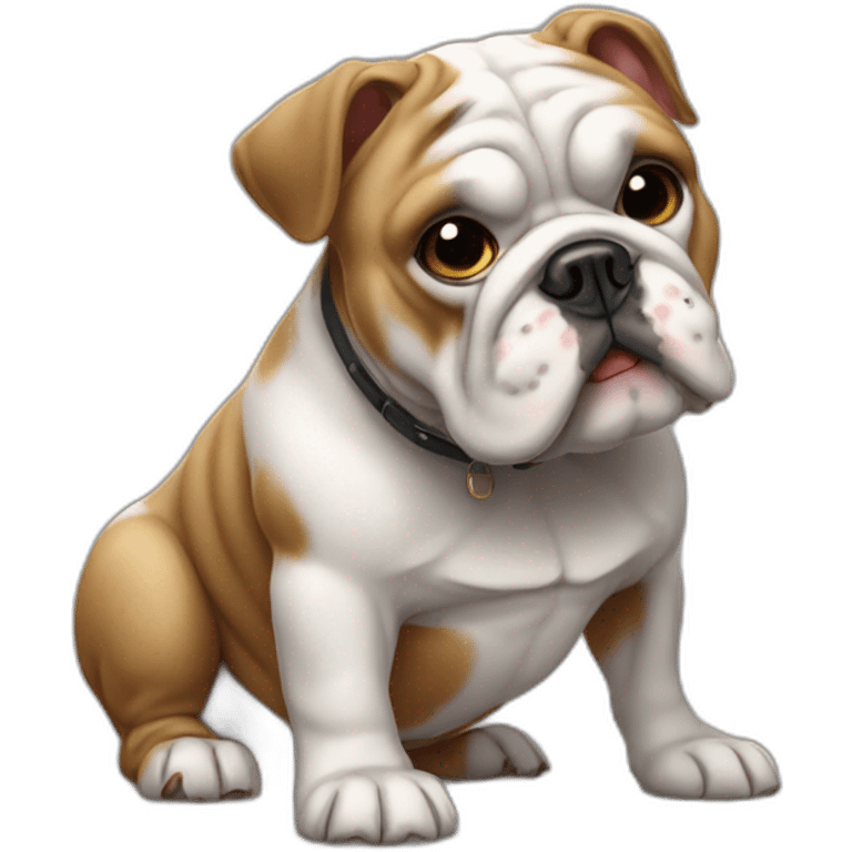 Bulldog francés blak  emoji