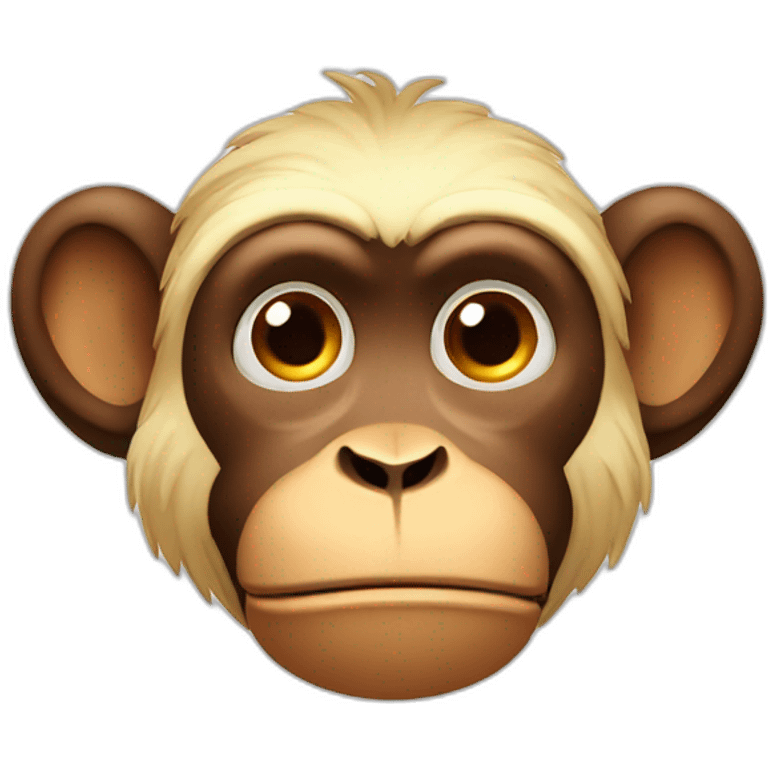 bored lazy monkey emoji