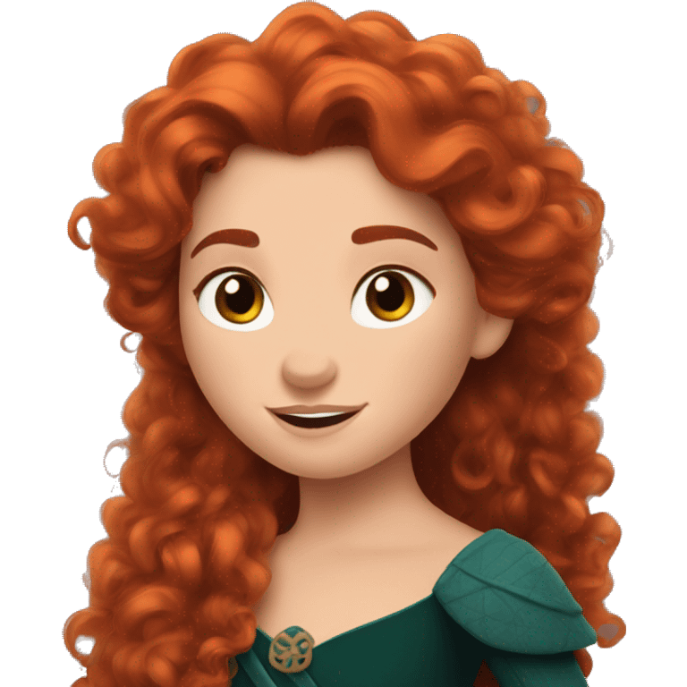 Disney Princess Merida emoji