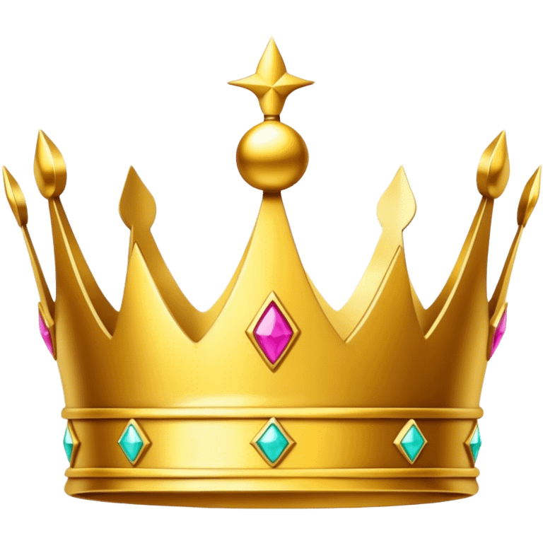 A  crown
 emoji