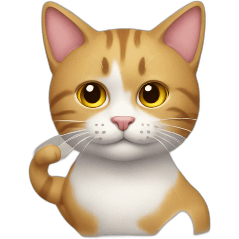 Gato julgando emoji