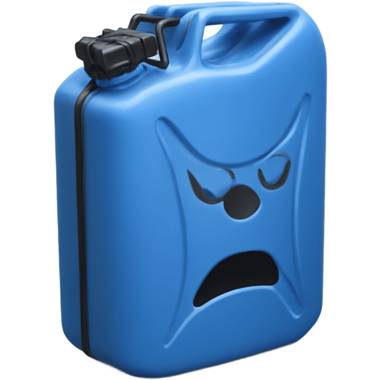 Blue plastic Jerry can emoji