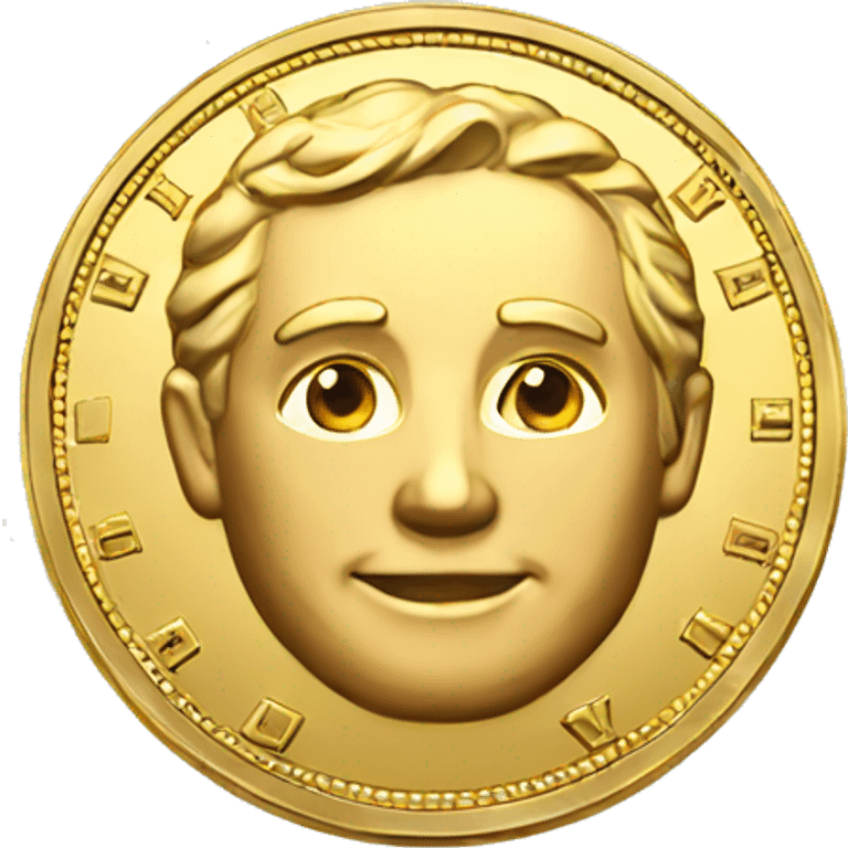 Louis gold coin emoji