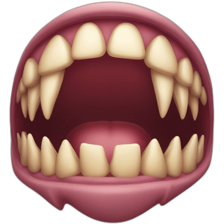 Yava with piranha teeth emoji