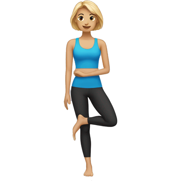 Pilates girl emoji