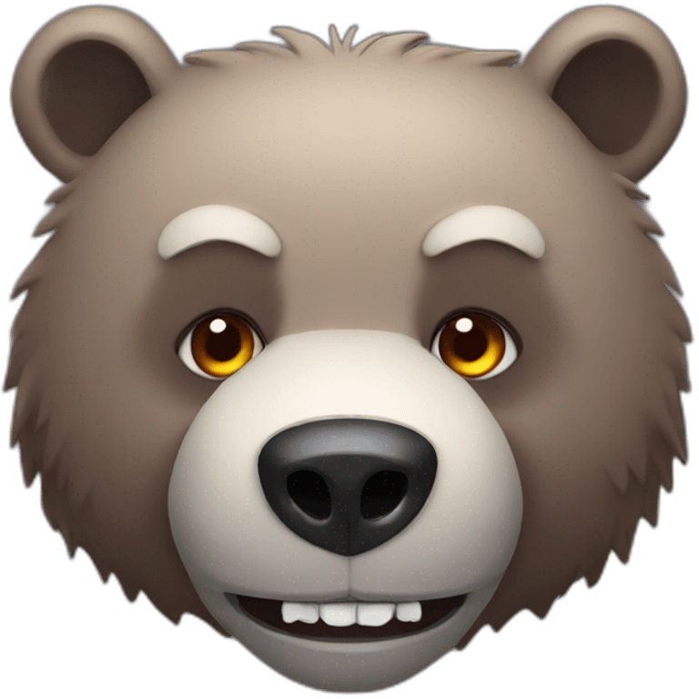 vampire grizzly head emoji