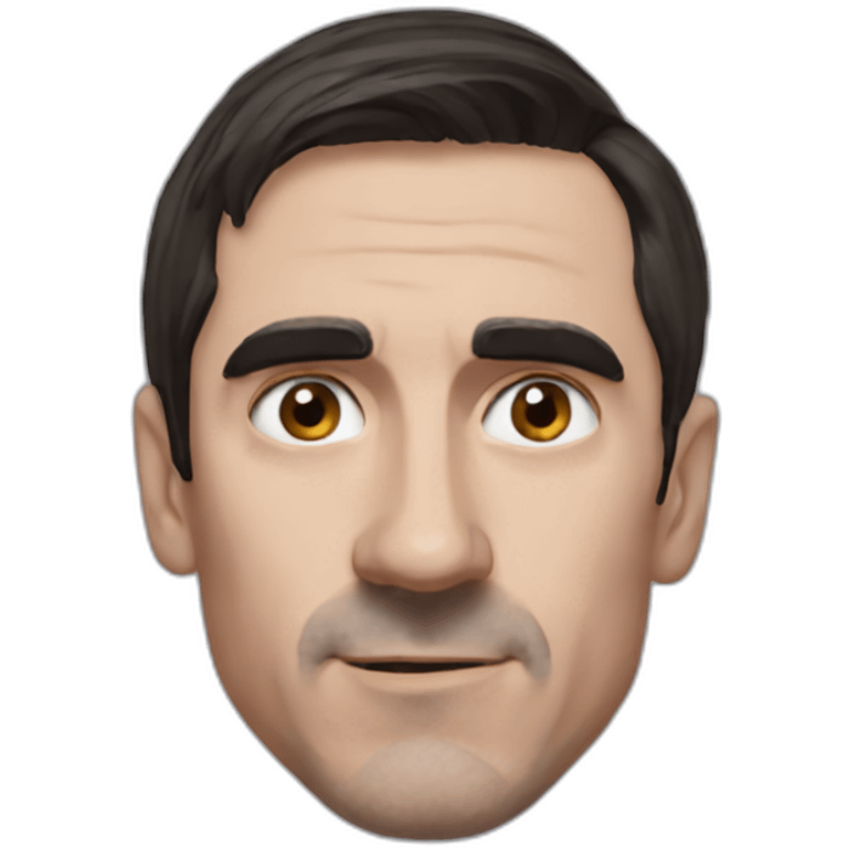 gary neville eyebrow raised emoji