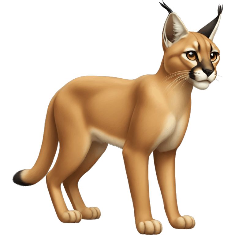 Full body caracal emoji