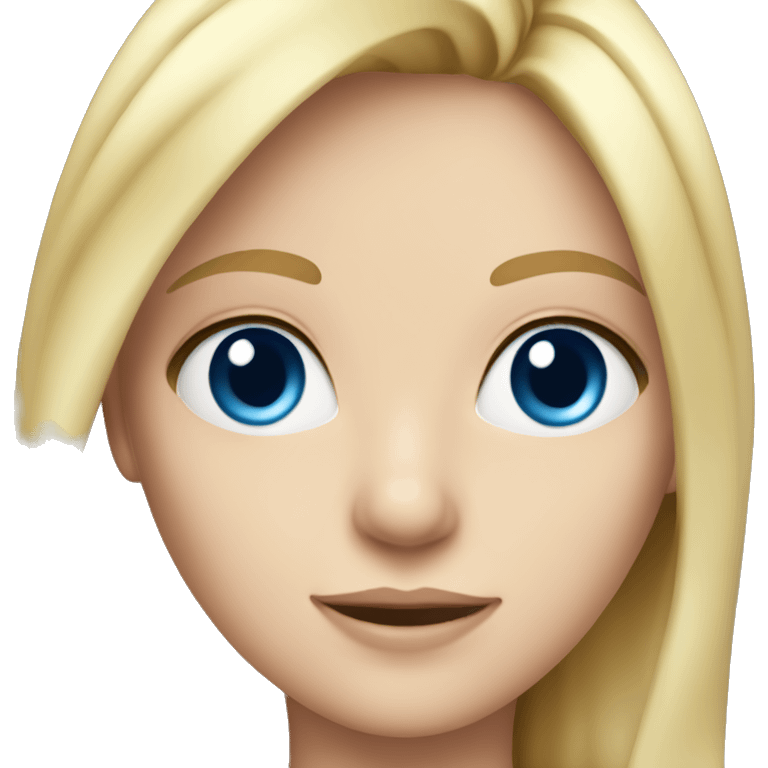 Formula one blonde girl with blue eyes  emoji