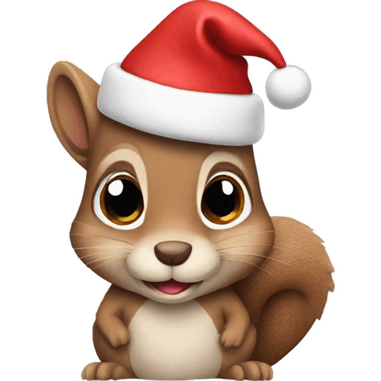 Christmas squirrel  emoji