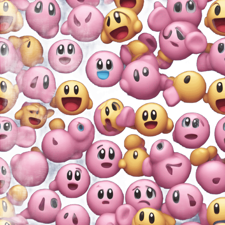 Kirby video game emoji