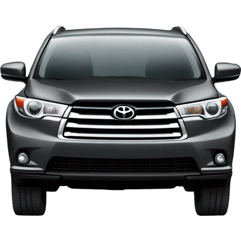 dark grey Toyota highlander suv emoji