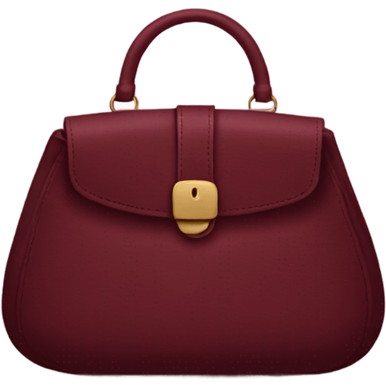 Maroon purse emoji