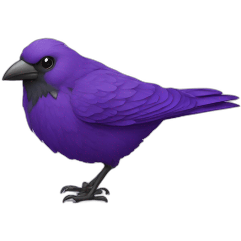 Purple caw  emoji