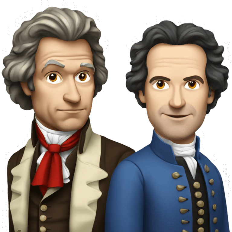 Beethoven and schiller emoji